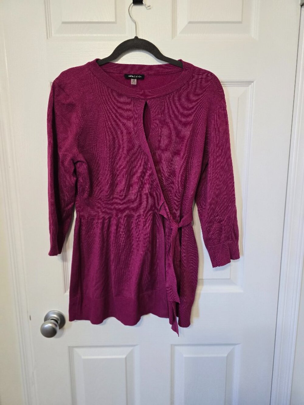 Faux wrap top